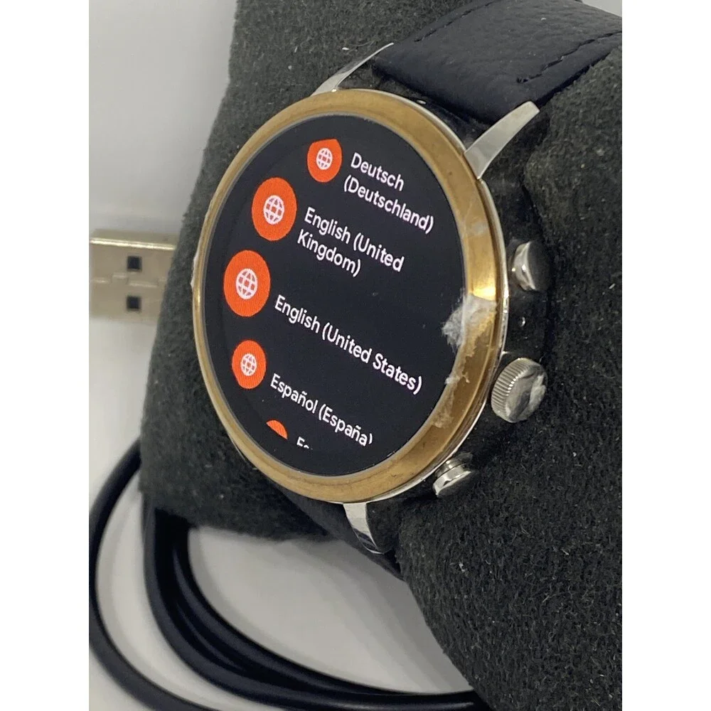 Fossil Gen 4 Authentic Digital Dial Smart Watch Custom Band FTW6016 AB614
